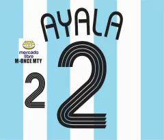 Estampado Mundial 2006-2008 Argentina Local Riquelme, Messi,