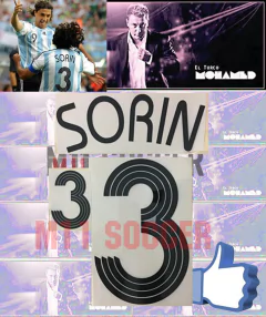 ESTAMPADOS SELECCION ARGENTINA MUNDIAL 2006-2008 - comprar en línea
