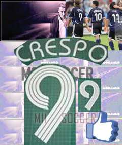 Estampado Mundial 2006-2008 Argentina Local Riquelme, Messi, - M11soccer