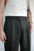 Calça de Alfaiataria Vintage - Chumbo