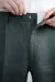 Calça de Alfaiataria Vintage - Chumbo na internet