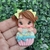 Menina Fofa no Cupcake - Aplique para Laço
