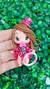 menina circo rosa - Aplique para Laço -