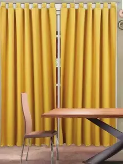 Juego Cortinas BlackOut Textil CampoMayo - Blanco Salem