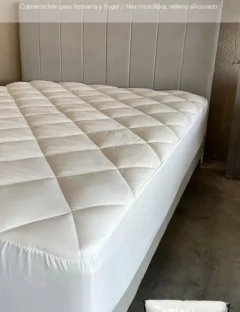 Cubre Colchón 100x190 CDI - Blanco Salem