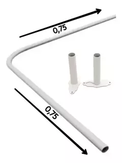Barral Curvo para Baño - comprar online
