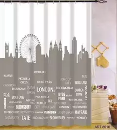 Imagen de Cortina de Baño Teflón Estampada