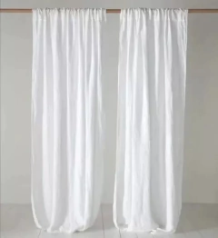 Juego Cortinas de Gasa para Barral 140x220 cm c/paño