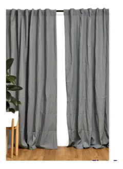 Juego Cortinas de Gasa para Barral 140x220 cm c/paño - Blanco Salem