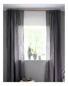Juego Cortinas de Gasa para Barral 140x220 cm c/paño - comprar online