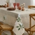Toalha Mesa Retangular 6 Lugares Jolitex Mexico Bege