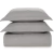 Kit Colcha Casal 200 Fios Karsten 3 Peças Tom Cinza Titanio - comprar online