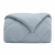 Coberdrom Solteiro Grosso Inverno Dupla Face Relevo Azul Céu - Girassol Bordados | Cama - Mesa - Banho