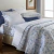 Imagem do Jogo Cama Casal 200 Fios Kacyumara Azuri Azul