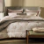 Jogo Cama Queen 160 Fios Karsten Silas Marrom - loja online