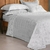 Kit Colcha Queen 180 Fios Buddemeyer Naturale Cinza na internet