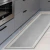 Tapete Passadeira Cozinha 50x1,80 Kacyumara Multi Square Grey Cinza - loja online