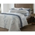 Jogo Cama Casal 200 Fios Naturalle Bambu Azul - Girassol Bordados | Cama - Mesa - Banho