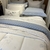 Jogo Cama Queen 300 Fios Naturalle Lotus Azul - loja online