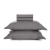 Jogo Cama Solteiro 180 Fios Karsten Liss Cinza