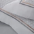 Jogo Cama Casal 300 Fios Buddemeyer Basilic Cinza - Girassol Bordados | Cama - Mesa - Banho