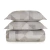 Kit Colcha Queen 160 Fios Karsten 3 Peças Blasius Cinza - comprar online