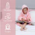 Roupao Infantil Com Capuz Appel Microfibra Casual Kids Rosa na internet