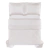 Edredom Queen 200 Fios Trussardi Mompiano Branco - loja online