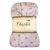 Roupao Adulto Com Capuz Appel Microfibra Flannel Love Cinza