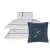 Jogo Cama Queen 200 Fios Com Capa Almofada Karsten Dora Azul - comprar online