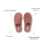 Pantufa Chinelo Microfibra Appel Classic Flannel Rosa Madeira na internet