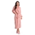 Roupao Fleece Adulto Longo Daniela Tombini Renata Rosa - Girassol Bordados | Cama - Mesa - Banho