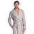 Roupao Robe Fleece Adulto Daniela Tombini Leo Cinza
