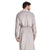 Roupao Robe Fleece Adulto Daniela Tombini Leo Cinza - comprar online