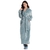 Roupao Fleece Adulto Longo Daniela Tombini Petala Azul