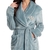Roupao Fleece Adulto Longo Daniela Tombini Petala Azul - comprar online