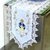 Caminho Trilho Mesa Bordado 0,40x1,50 Rudder Vaticano Branco na internet