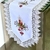Caminho Trilho Mesa Bordado 0,40x1,50 Rudder Natal Branco - comprar online
