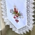 Caminho Trilho Mesa Bordado 0,40x1,80 Rudder Natal Branco - loja online