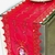 Caminho Trilho Mesa Bordado 0,40x1,50 Rudder Natal Vermelho na internet