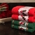 Kit 6 Panos Copa Cavhome Atoalhado Natal Vermelho Branco Verde - Girassol Bordados | Cama - Mesa - Banho