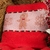 Imagem do Kit 4 Panos Copa Cavhome Atoalhado Natal Vermelho