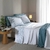 Jogo Cama Casal 200 Fios Dohler Julia Azul