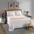 Jogo Cama Casal 150 Fios Dohler Venus Rosa - Girassol Bordados | Cama - Mesa - Banho