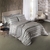 Kit Colcha King Lynel Sofistic 3 Peças Twill Cinza - Girassol Bordados | Cama - Mesa - Banho