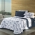 Kit Colcha King Lynel Sofistic 3 Peças Romanza Azul - Girassol Bordados | Cama - Mesa - Banho