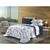 Kit Colcha Queen Lynel Sofistic 3 Peças Romanza Azul - loja online