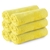 Kit 6 Toalhas Banhao Praia Piscina Hotel Lufamar Amarela
