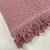 Manta Decorativa Cavhome Piquet Rosa - loja online