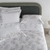 Jogo Cama King 180 Fios Buddemeyer Orquidario Branco - Girassol Bordados | Cama - Mesa - Banho